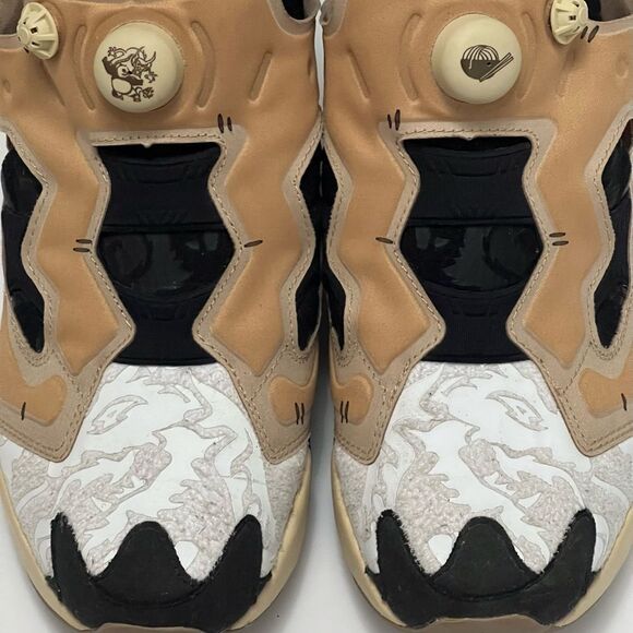 Reebok Kung Fu Panda Limited Edition Sneakers Men’s Sz 8 Beige Athletic Shoes - Picture 8 of 16